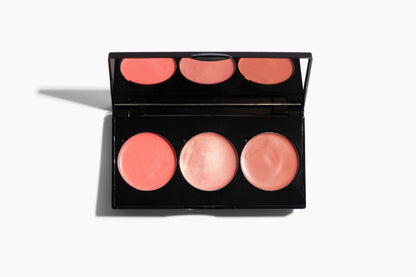 Dual Lip + Cheek Palette (Mirrored) — 2 Color Stories